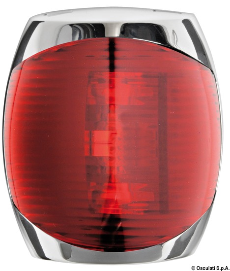 Fanale di via Sphera II inox rosso